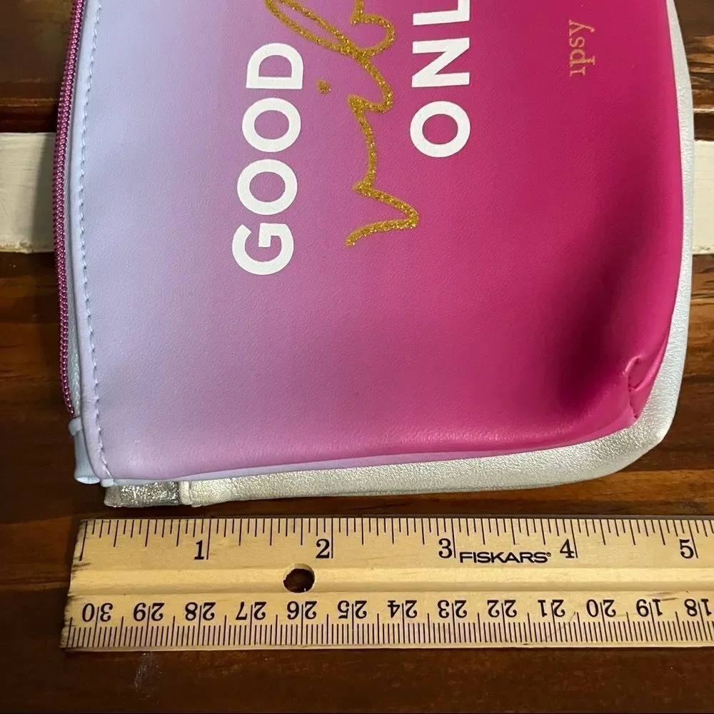 2 Ipsy Bags… Pink and Blue Good Vibes, And Silver & Blue